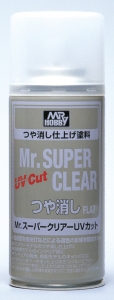 Mr. Super-Clear Spray, Klarlackspray matt, UV-beständig