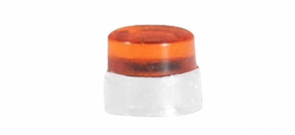 streckermax - 053563 Zubehör flache Rundumleuchten für LKW,  orangetransparent