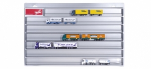 LKW Schaukasten Hängerzüge, silber (überbreit: 70 cm x 45 cm x 3,5 cm)