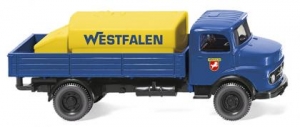 Pritschen-Lkw mit Aufsatztank (MB) Westfalen