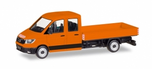 MAN TGE Doppelkabine mit Pritsche, kommunalorange