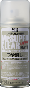 Mr. Super-Clear Spray, Klarlackspray matt, UV-beständig
