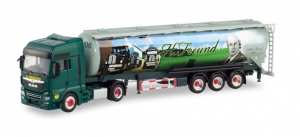MAN TGX XXL Euro 6c Silo-Sattelzug Spedition Freund
