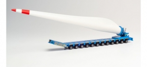 Flügeltransport Goldhofer FTV 300 mit Windradflügel „Felbermayr“ (Österreich/Wels)