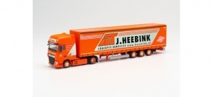 DAF XF SSC Lowliner-Gardinenplanen-Sattelzug „Heebink“ (Niederlande/Veenendaal)