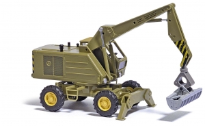 Weimar Mobilbagger T174-2 mit Grundräumgreifer