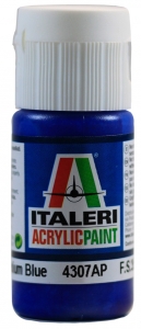 IT Acrylfarbe Mittelblau, matt