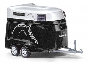 Pferdetransportanhänger, Schwarz