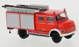 Mercedes LAF 1113 TLF 16, hellrot/weiss, Aufbau Rolläden, 1972
