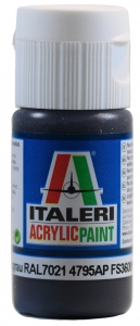 IT Acrylfarbe Panzer Schwarzgrau RAL7021