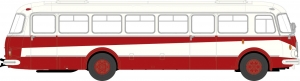 JZS Jelcz 043 Bus hellbeige, rot
