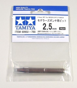 Loch-Stanze Rund 2,5 mm - Bit für Modeler's Punch Tamiya
