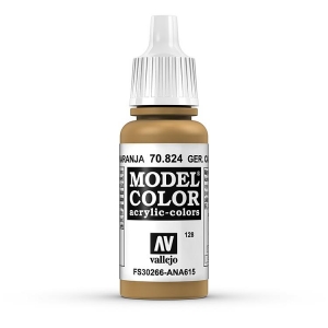 Vallejo Model Color 128 Ockerorange Tarnung - Ger. Cam. Orange Ochre