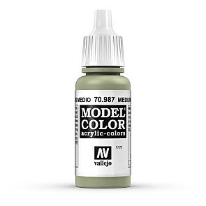 Vallejo Model Color 111 Olivgrau - Medium Grey