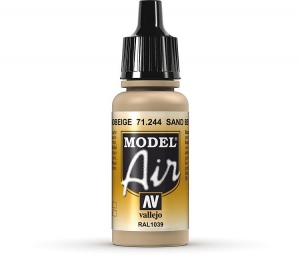 Vallejo Model Air 244 Sand-Beige, 17 ml