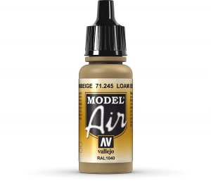 Vallejo Model Air 245 Lehm-Beige, 17 ml