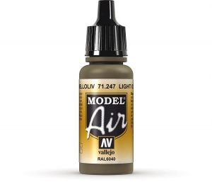 Vallejo Model Air 247 Helles Olive, 17 ml