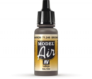 Vallejo Model Air 248 Braun-Grau, 17 ml