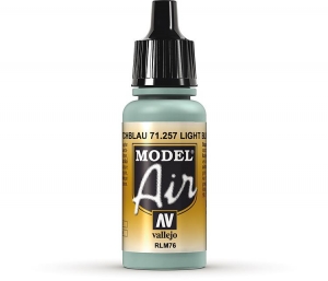 Vallejo Model Air 257 Helles Blau, RLM 76, 17 ml