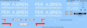 Per A. Oren, 6x8m PlanenHZG, Volvo Globetrotter