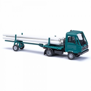 Multicar M26 mit Nachläufer + Betonmasten