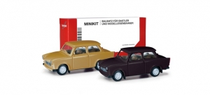 MiniKit Trabant 601 Limousine, samtocker/rallyeschwarz
