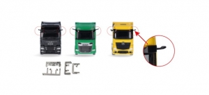 Zubehör Set Spiegelkameras für Mercedes-Benz Actros L, MAN TGX, DAF XG/XG+ (je 5 Stück)