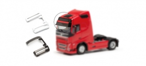 Sonnenblende groß Volvo FH Gl. XL 4./5. Generation, 4xschwarz/4xweiß