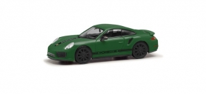 Porsche 911 (991) Turbo, verde british racing green
