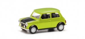 Mini Mayfair Rechtslenker mit 2 Zusatzscheinwerfern und zweiteiligem Grill, hellgrün
