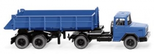 Hinterkippersattelzug (Magirus Deutz) - brillantblau