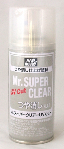 ggunze Mr hhobby Super Clear Matte W/UV bblock SpRray 5.75 oz. (170ml) B523Y